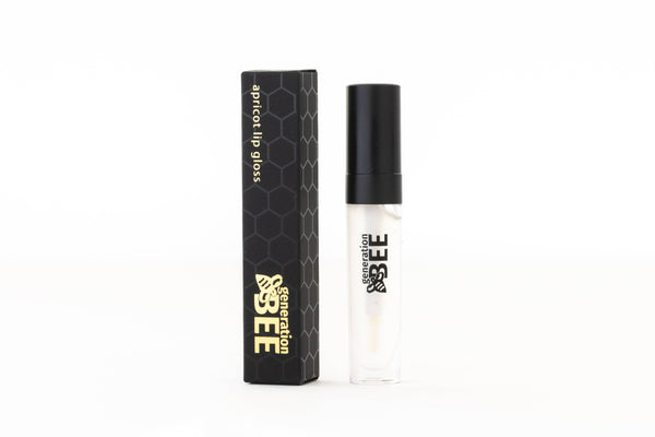 All-Natural Beeswax Lip Gloss - .2oz Tube w/ Applicator Wand: Spearmint