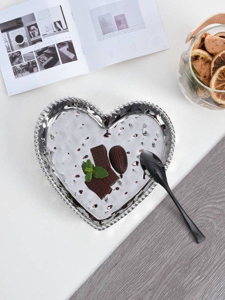 Heart Dish Silver