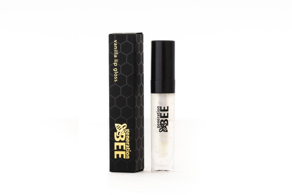 All-Natural Beeswax Lip Gloss - .2oz Tube w/ Applicator Wand: Vanilla