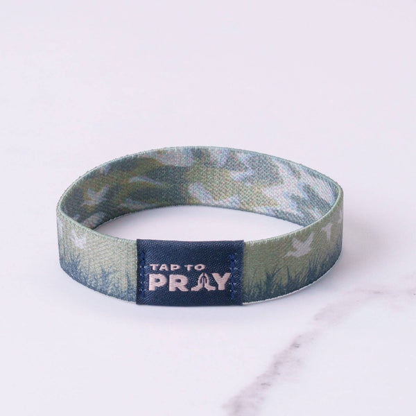 Tap To Pray® Wristband – Waterfowl: Medium