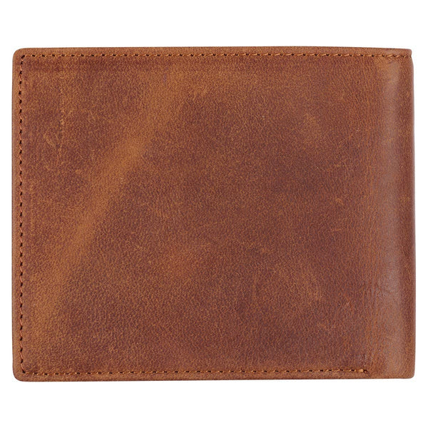 Genuine Leather Wallet Rhino Armor Lt Brown