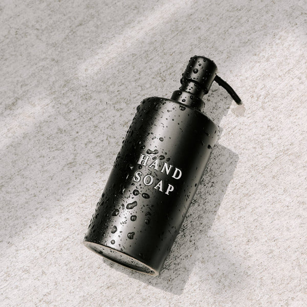 15oz Black Stoneware Hand Soap Dispenser- Home Decor & Gifts