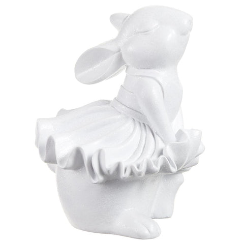 11.5"GLIT KISSING BUNNY GIRL