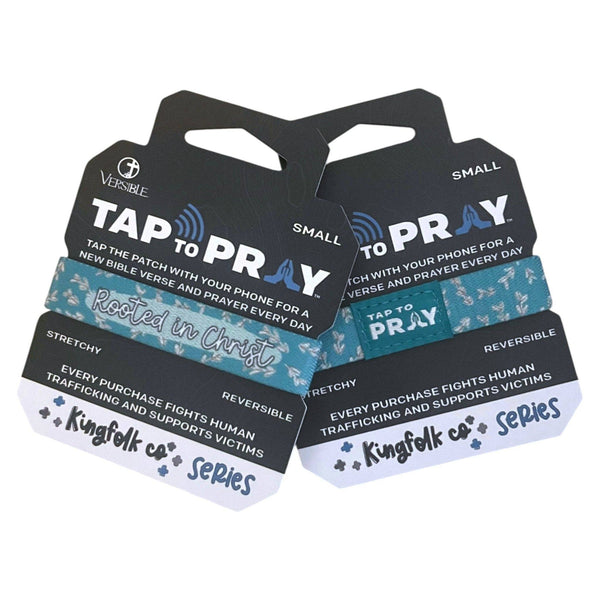 Tap To Pray® Kingfolk Series Wristband – Rooted In Christ: Small