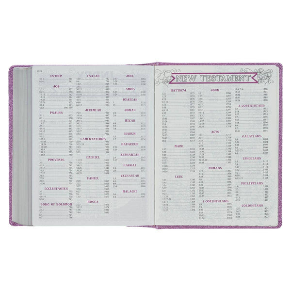 Purple Glitter My Creative Bible for Girls - an ESV Journali