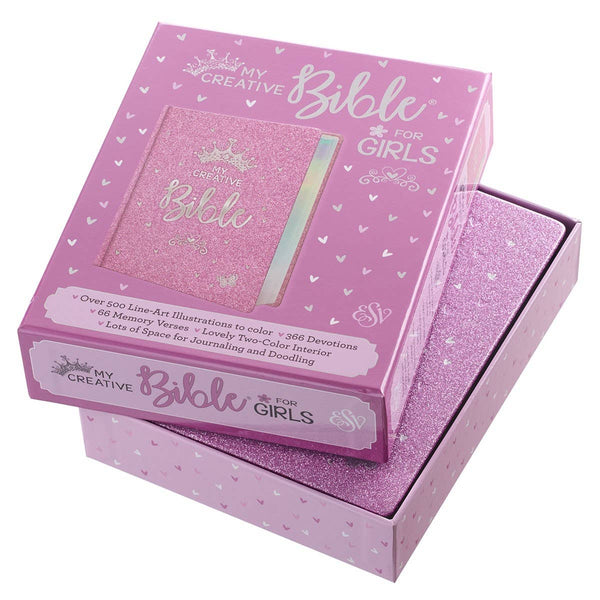 Purple Glitter My Creative Bible for Girls - an ESV Journali
