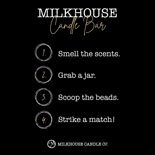 Create your own Candle -Milkhouse Candle Co: Holiday Scents