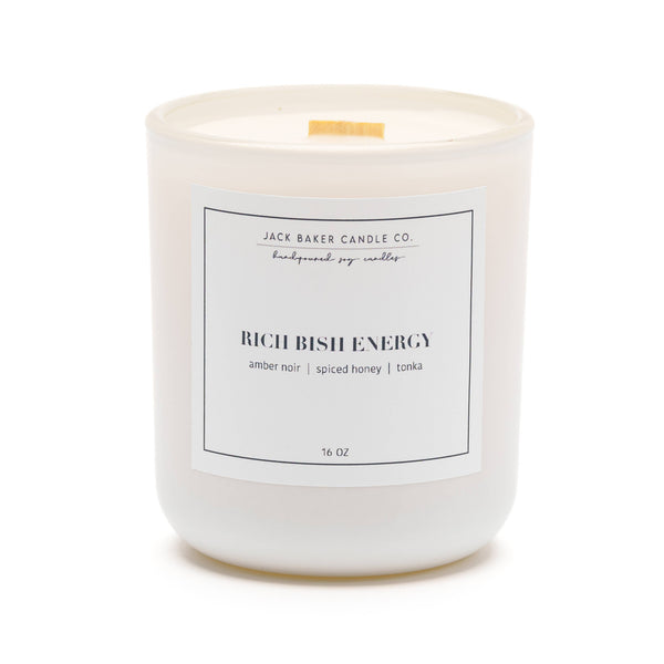 White Linen Collection - Rich Bish Energy 16 oz