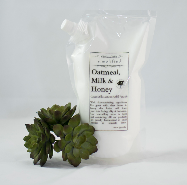20oz Goat Milk Lotion Refill Bag: La Belle
