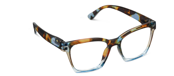 Birdie (Blue Light): Blonde Tortoise Colorblock / Reading / 2.00