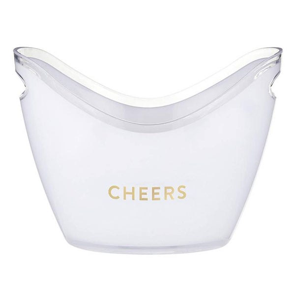 Acrylic Beverage Bucket - Cheers: Hand Wash Only / Acrylic