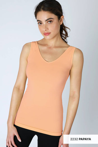 NS7180 - Reversible Tank Top: 14 Ivory