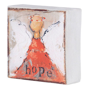 Hope Red Angel Canvas