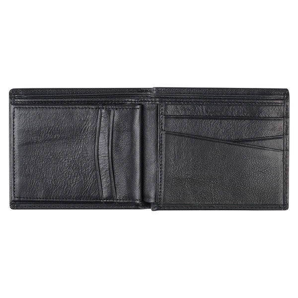 Genuine Leather Wallet Rhino Armor Black