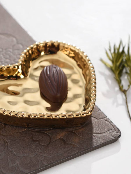 Mini Heart Dish Gold