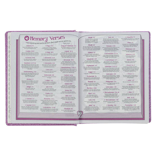 Purple Glitter My Creative Bible for Girls - an ESV Journali