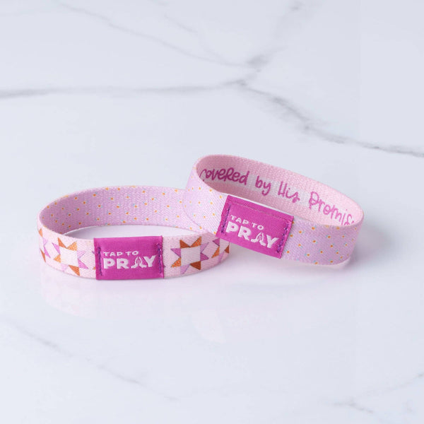 Tap To Pray® Kingfolk Series Wristband – Covered by His Promises: X-Small