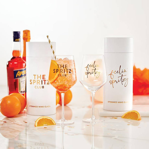 Wine Glass - Feelin' Spritzy: Hand Wash Only / Glass