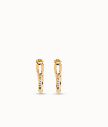 Uno de 50 Silver Needle Earrings
