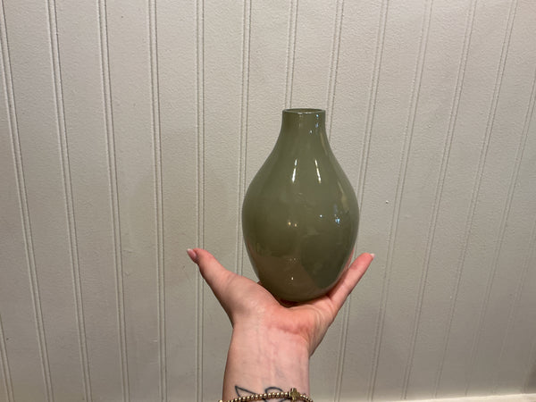 Assorted Green Vases 3" sizes