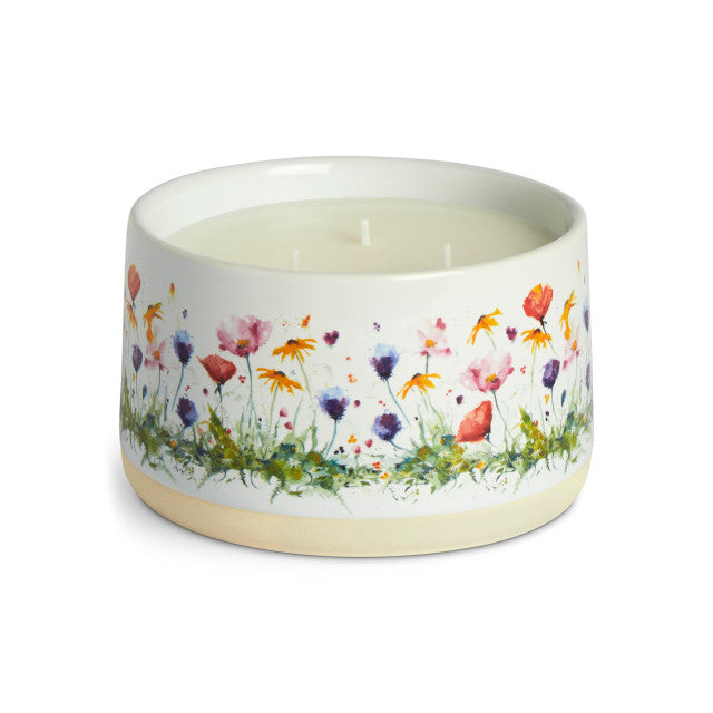 Wildflowers 3-Wick Candle