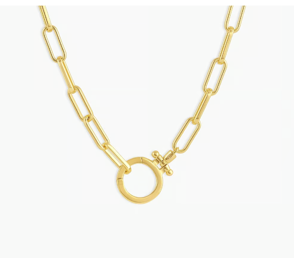 Parker Necklace Gold, 20"