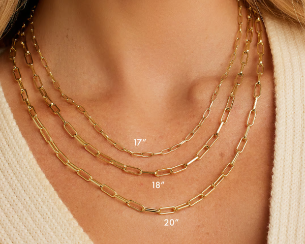 Parker Necklace Gold, 20"
