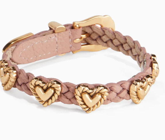 Roped Heart Braid Bandit-Pink Sand