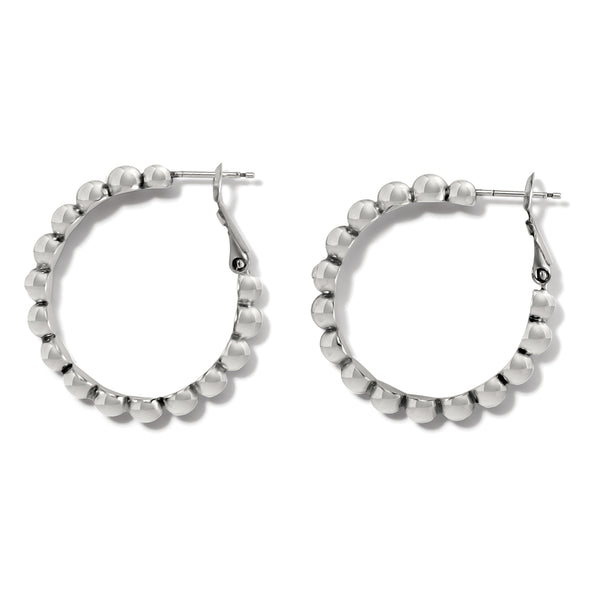 Twinkle Granulation Medium Hoop Earrings