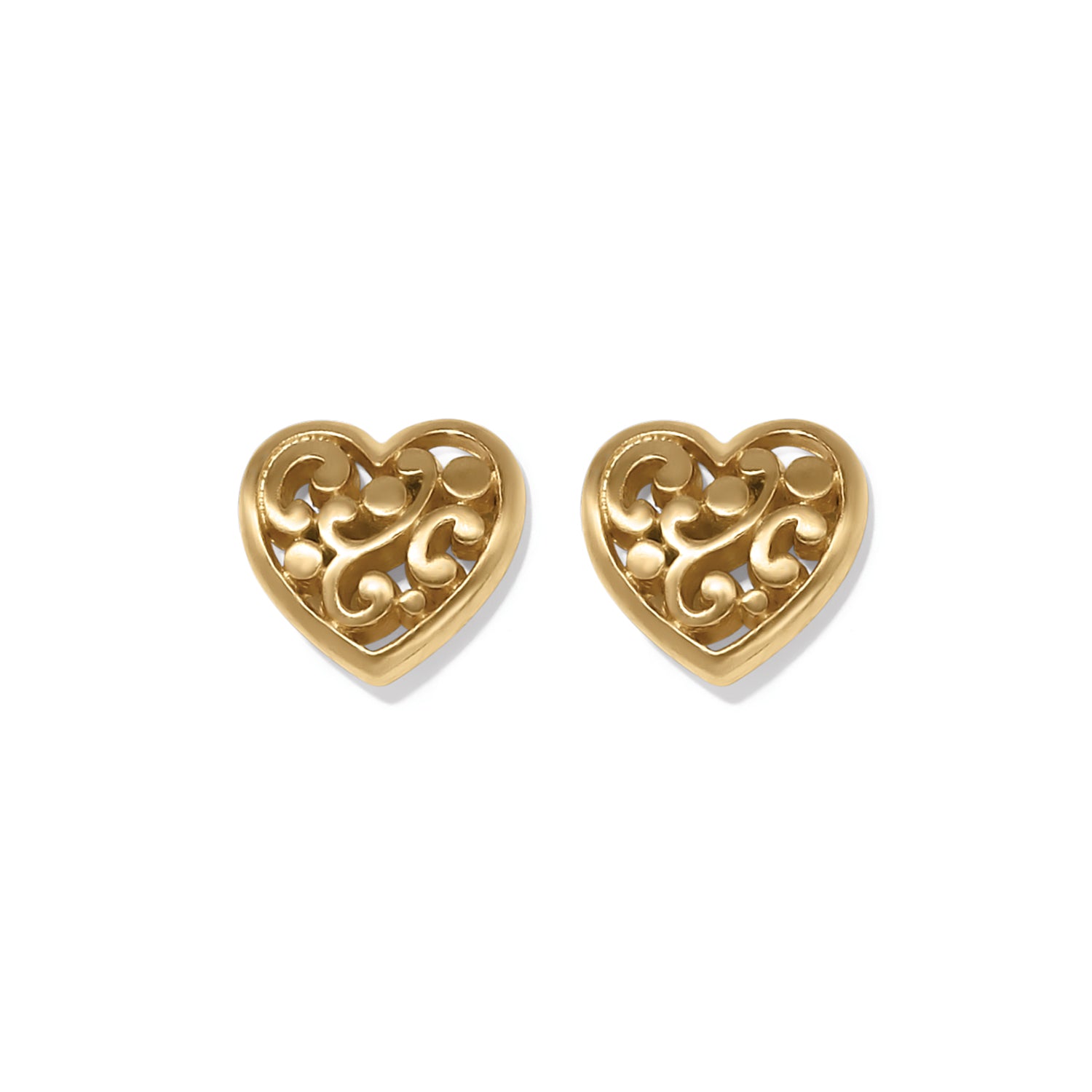 Contempo Heart Post Earrings