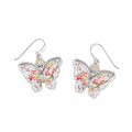 Kyoto In Bloom Sakura Butterfly French Wire Earring