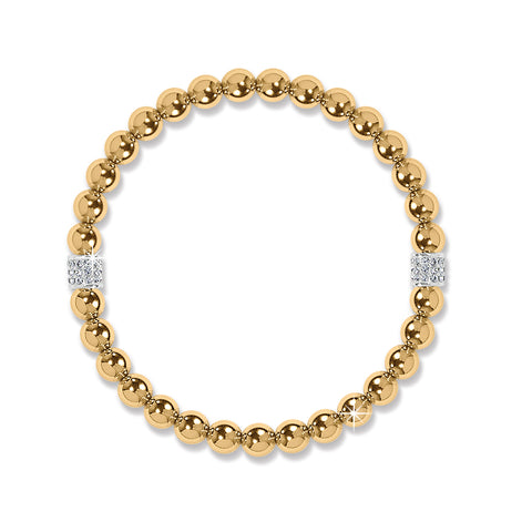 Meridian Petite Stretch Bracelet, Gold