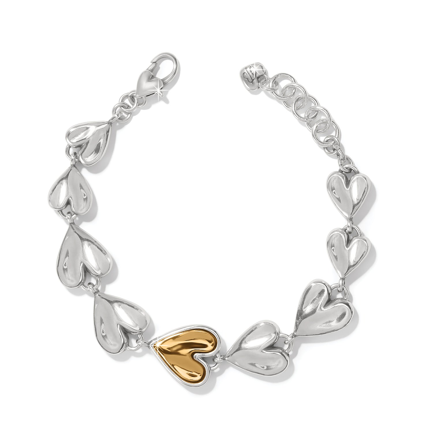 Cascade Heart Bracelet