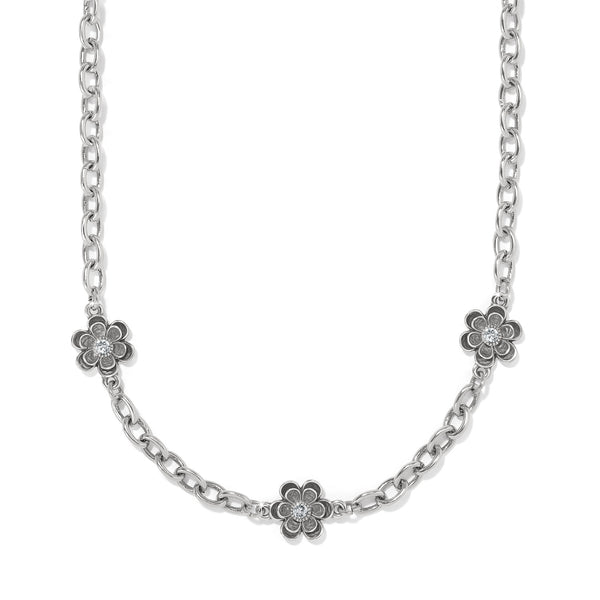 Metal Petal Short Necklace