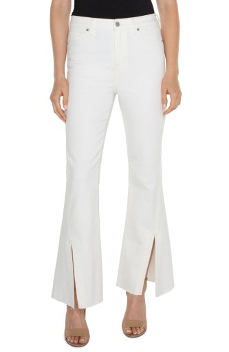 hannah hr flare w/twisted sideseam slit