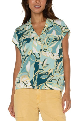 dolman camp shirt w  hidden placket