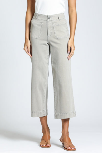 Cropped Wide Leg Pant