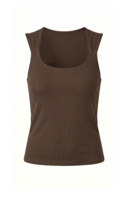 Liverpool Sleeveless Built in Bra Knit Top