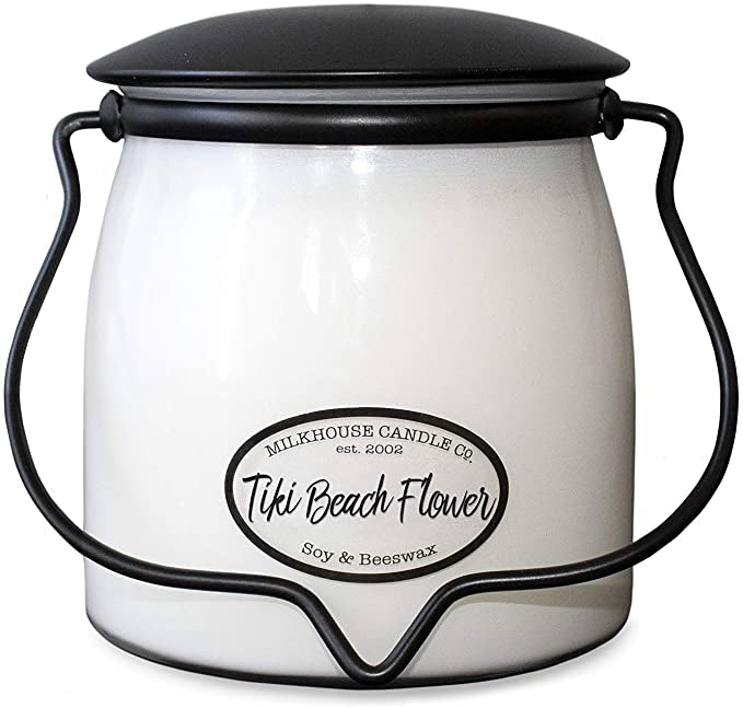 Milkhouse Candles Tiki Beach Flowers Candle