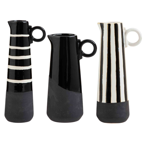 Black-White Bud Vase