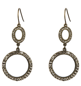 Rebel Designs Small Double Circle Earrings