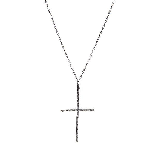 Rebel Designs Small Interlocked Cross Necklace