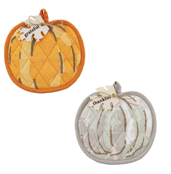 Pumpkin Pot Holder & Towel Set