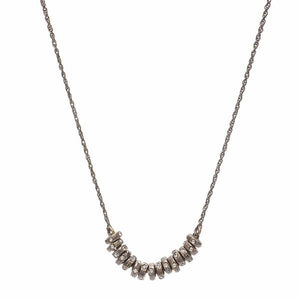 Rebel Designs Short Crystal Stacked Necklace