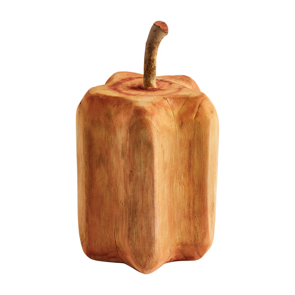 Carved Paulownia Pumpkin Sitter