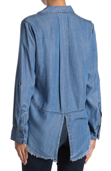 Velvet Heart Riley Roll Sleeve Tencel™ Chambray Shirt