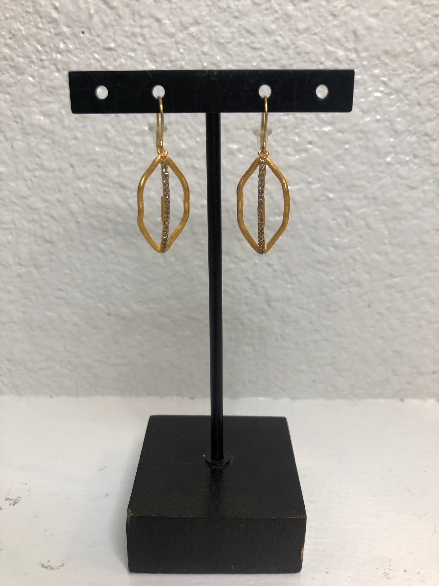 Rebel Designs Gold Leaf Earrings