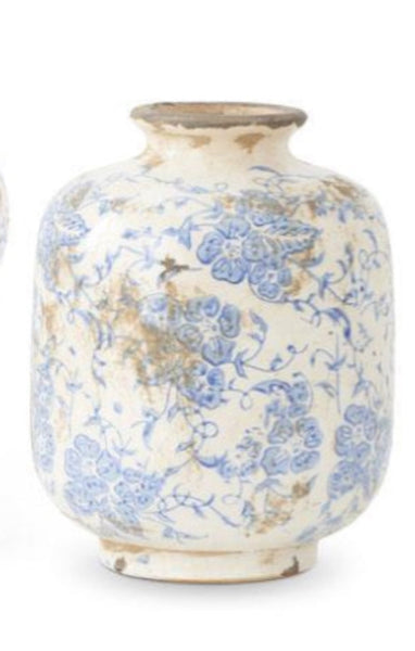 Blue and White Ceramic Vase