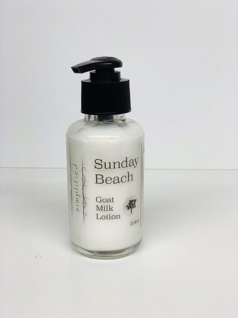 Experience the Benefits of Sunday Beach Goat Milk Lotion