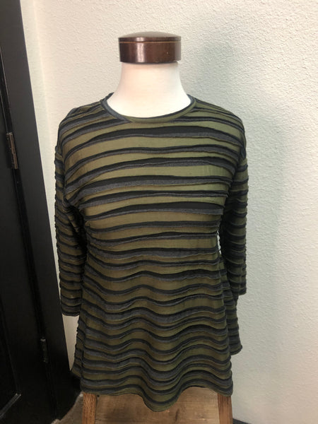 Cut Loose Swing Top Tri Stripe